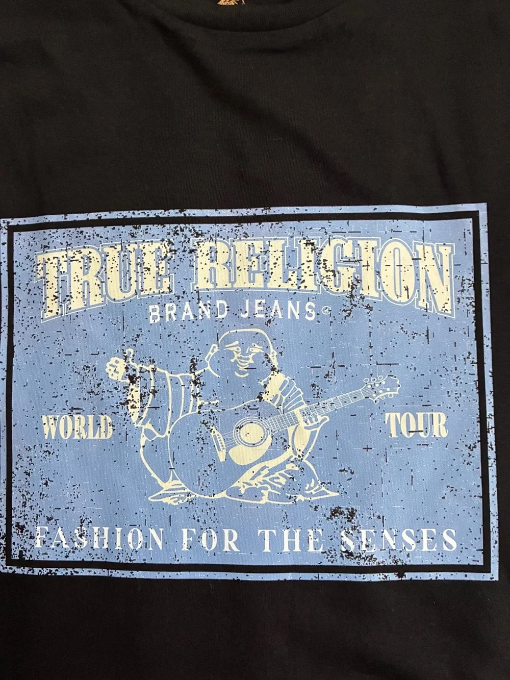 New Men’s True Religion  Black Graphic T-shirt Size M